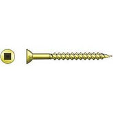 Simpson Strong-Tie Strong-Drive WSV2S Screw, #9 Thread, 2 in L, Rimmed Flat Head, T25 Drive, Zinc